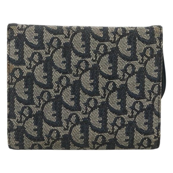 Christian Dior Trotter Canvas Day Planner Cover Navy Auth 126723 - Picture 3 of 16